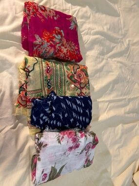 Lot of 4 Summer Scarves!